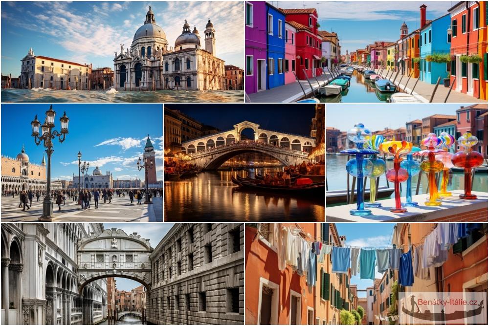 Top zajímavá místa Benátek